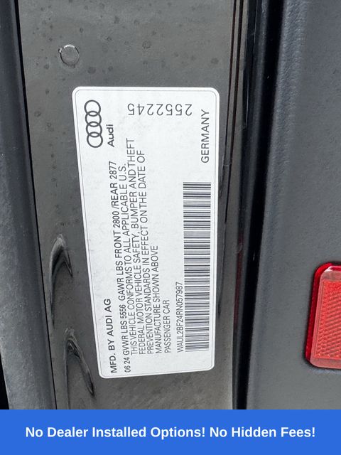 2024 Audi A6  Black at DeMontrond Gulf Freeway