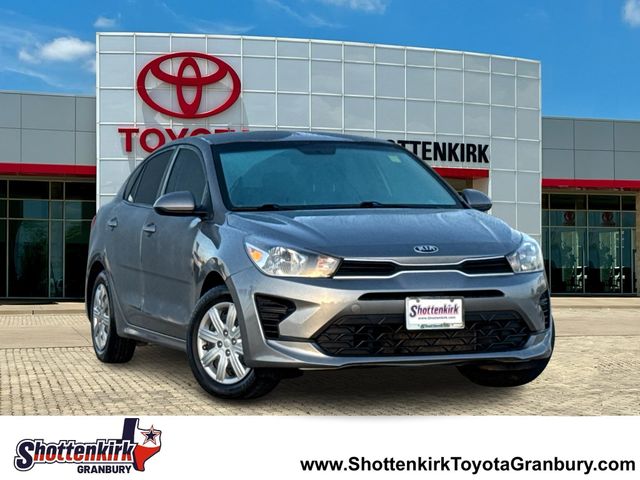 Steel Gray 2021 Kia Rio S FWD Sedan Front-Wheel Drive Continuously Variable Transmission