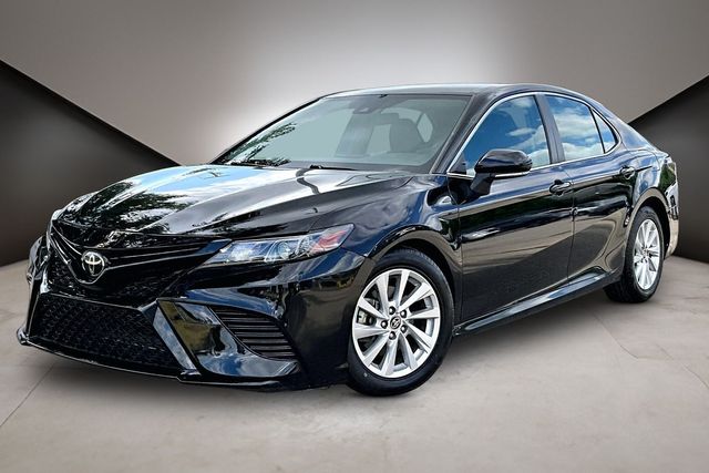 Midnight Black Metallic 2021 Toyota Camry Sedan Front-Wheel Drive 8-Speed Automatic
