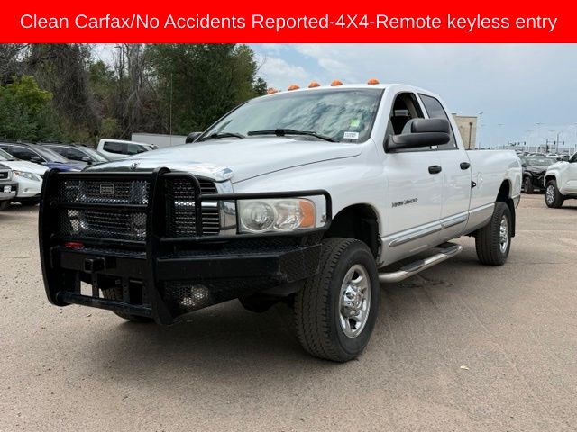 Bright White 2005 Dodge RAM 3500 Pickup Truck Four-Wheel Drive 6-Speed Manual