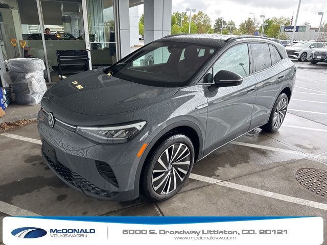 Pure Gray 2025 Volkswagen ID.4 Pro AWD SUV / Crossover All-Wheel Drive Automatic