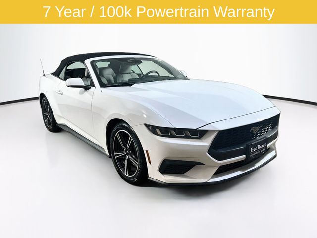 Oxford White 2024 Ford Mustang Convertible Rear-Wheel Drive Automatic