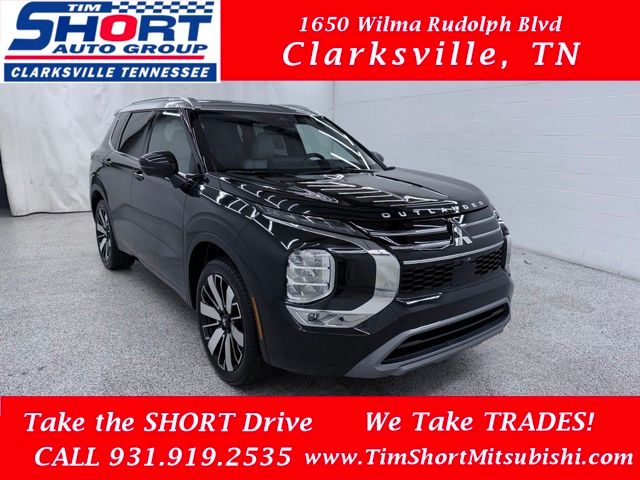 Black Diamond/Alloy Silver Roof 2025 Mitsubishi Outlander SUV / Crossover All-Wheel Drive Continuously Variable Transmission