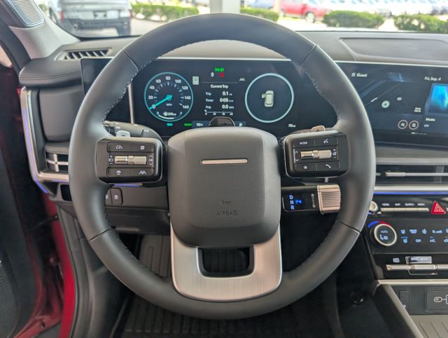 2026 Hyundai Santa Fe Hybrid Limited Red at DeMontrond Gulf Freeway