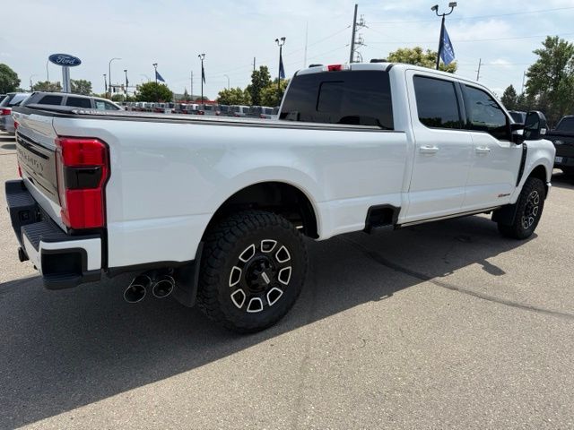 2025 Star White Metallic TC Ford Super Duty F-350 SRW Platinum 4X4 Truck