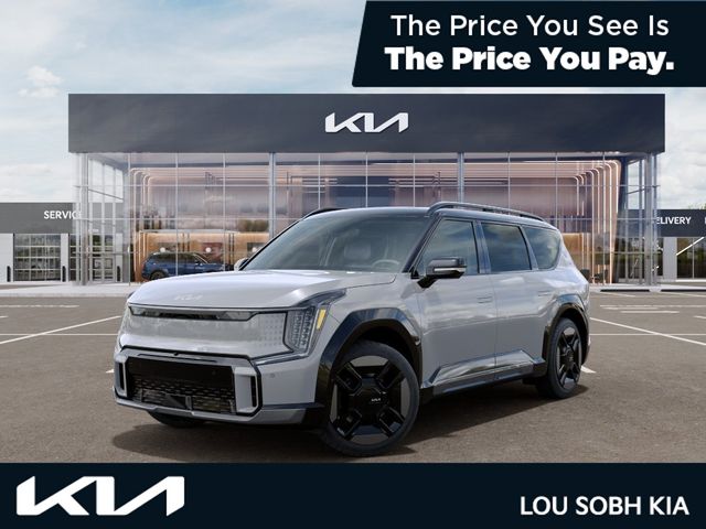 Wolf Gray/Ebony Black Roof 2026 Kia EV9 SUV / Crossover All-Wheel Drive 1-Speed Automatic