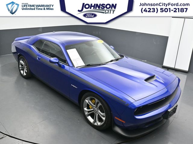 Indigo Blue 2021 Dodge Challenger R/T RWD Coupe Rear-Wheel Drive 8-Speed Automatic