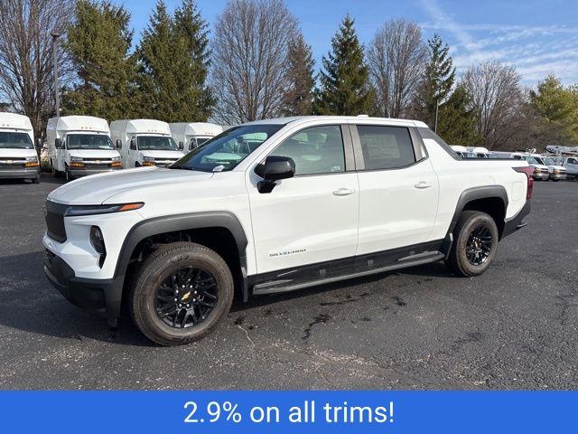 Summit White 2024 Chevrolet Silverado EV Pickup Truck All-Wheel Drive 1-Speed Automatic