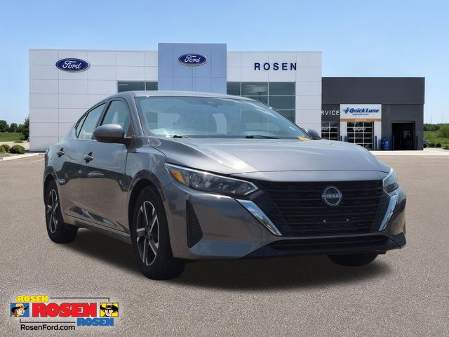 Gray (Gun Metallic) 2024 Nissan Sentra Sedan Front-Wheel Drive Continuously Variable Transmission