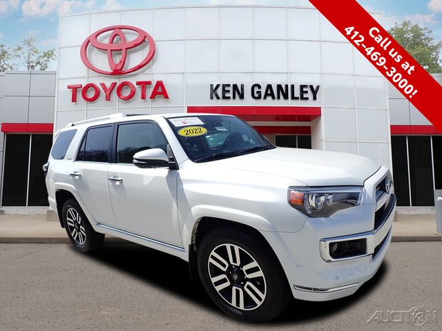 White (Blizzard Pearl) 2022 Toyota 4Runner Limited 4WD SUV / Crossover All-Wheel Drive 5-Speed Automatic