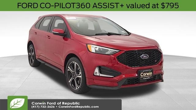 Red Metallic 2020 Ford Edge ST AWD SUV / Crossover All-Wheel Drive 8-Speed Automatic