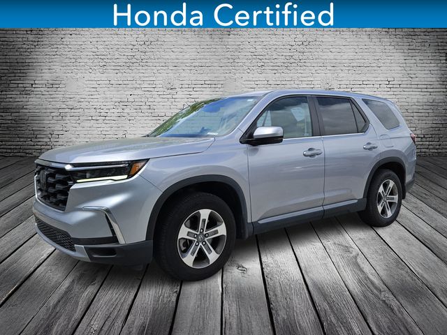 Lunar Silver Metallic 2024 Honda Pilot EX-L FWD SUV / Crossover Front-Wheel Drive Automatic