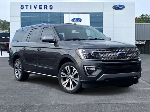 Gray (Magnetic Metallic) 2021 Ford Expedition MAX Platinum 4WD SUV / Crossover Four-Wheel Drive Automatic