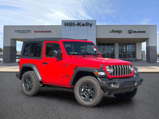 Firecracker Red Clearcoat 2026 Jeep Wrangler Sport 2-Door 4WD SUV / Crossover Four-Wheel Drive 8-Speed Automatic