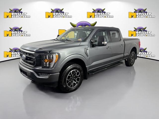 Gray 2023 Ford F-150 XLT SuperCrew 4WD Pickup Truck Four-Wheel Drive Automatic