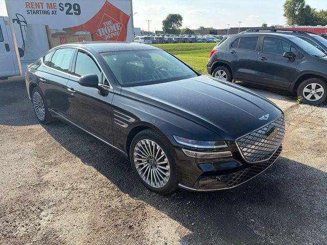 Vik Black 2024 Genesis G80 Sedan All-Wheel Drive 1-Speed Automatic