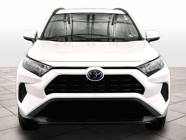 2021 Toyota RAV4 Hybrid LE White at Phil Fitts Ford