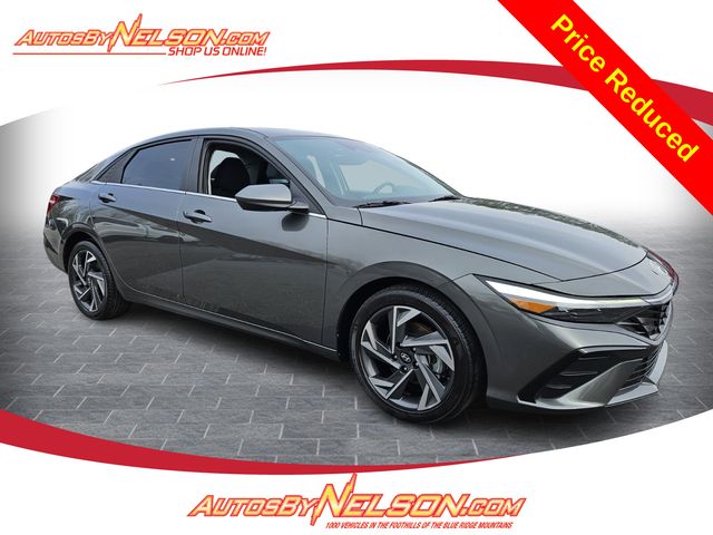 Amazon Gray 2024 Hyundai Elantra Sedan Front-Wheel Drive Continuously Variable Transmission