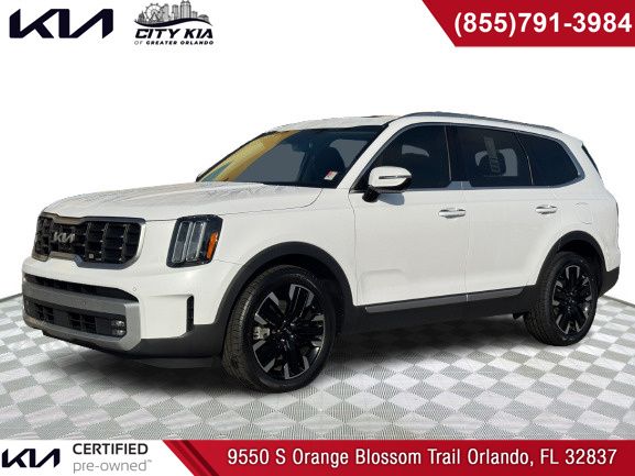 Glacial White Pearl 2023 Kia Telluride SX FWD SUV / Crossover Front-Wheel Drive 8-Speed Automatic