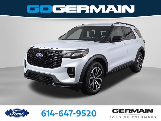 White Metallic 2026 Ford Explorer SUV / Crossover All-Wheel Drive Automatic