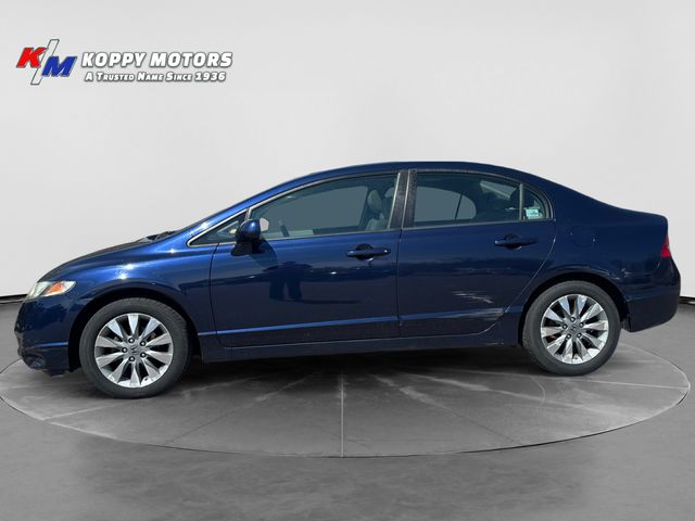 2010 Honda Civic EX - Blue exterior view 2