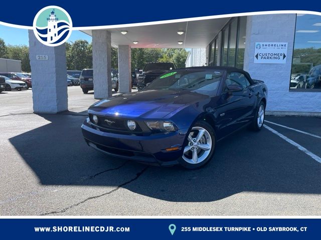 Kona Blue Metallic 2011 Ford Mustang Convertible Rear-Wheel Drive 6-Speed Automatic