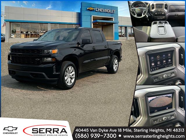 Black 2022 Chevrolet Silverado 1500 Pickup Truck Four-Wheel Drive 8-Speed Automatic