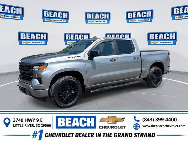 Sterling Gray Metallic 2024 Chevrolet Silverado 1500 Pickup Truck Four-Wheel Drive 8-Speed Automatic
