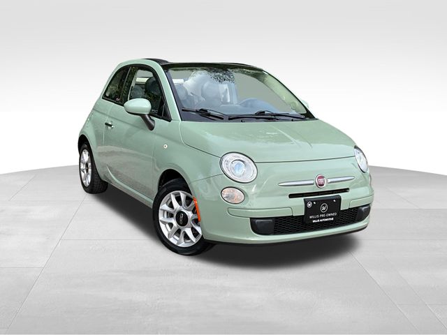 Verde Chiaro (Light Green) 2016 FIAT 500 Easy Convertible Convertible Front-Wheel Drive 6-Speed Automatic