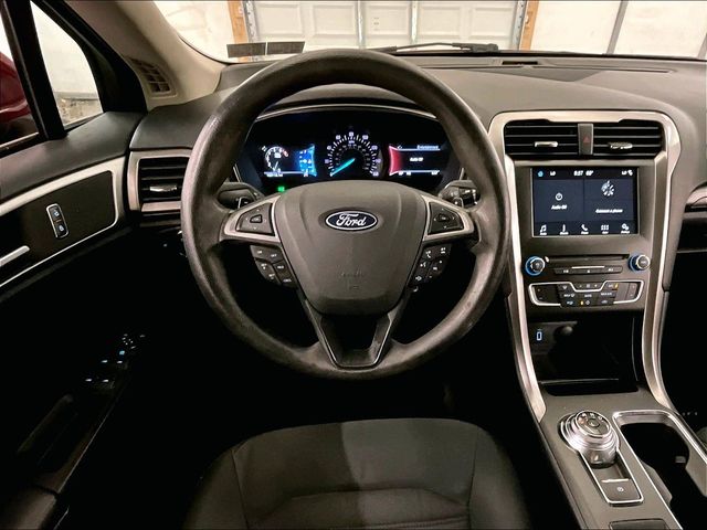 2018 Ford Fusion SE Red at Klick Lewis Buick Chevrolet