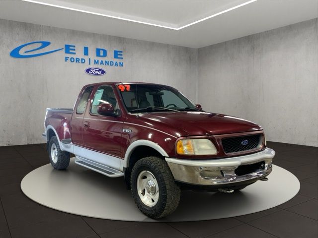 Bright Red Clearcoat 1997 Ford F-150 Pickup Truck Four-Wheel Drive 5-Speed Manual Overdrive