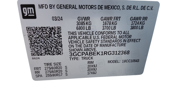 2024 Chevrolet Silverado 1500