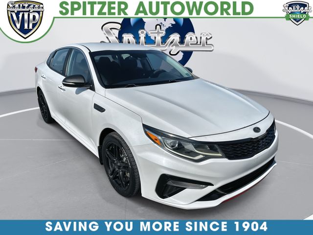 Snow White Pearl 2019 Kia Optima Sedan Front-Wheel Drive 6-Speed Automatic