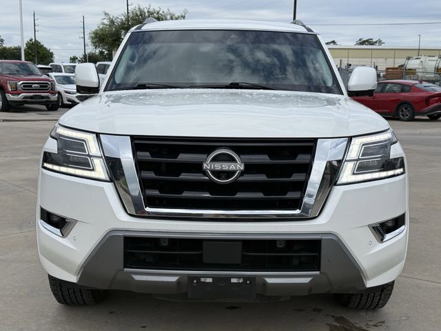 2021 Nissan Armada SL White at Baytown Hyundai