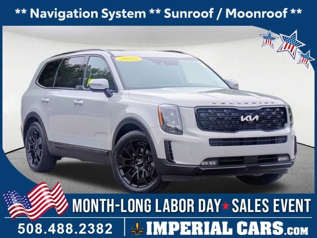 Wolf Gray 2022 Kia Telluride SUV / Crossover All-Wheel Drive 8-Speed Automatic
