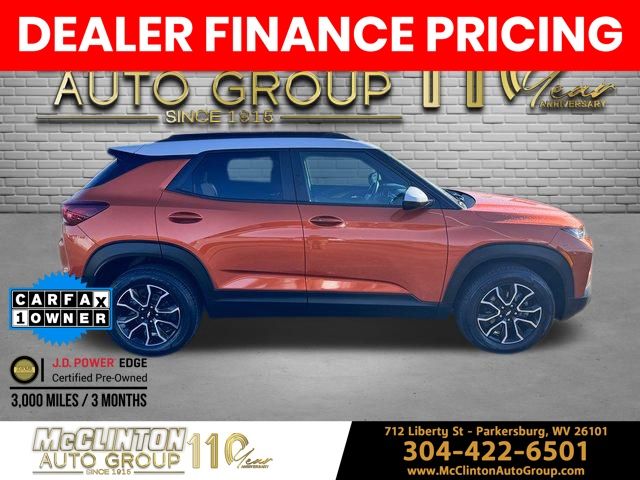 2022 Vivid Orange Metallic Chevrolet TrailBlazer ACTIV AWD SUV