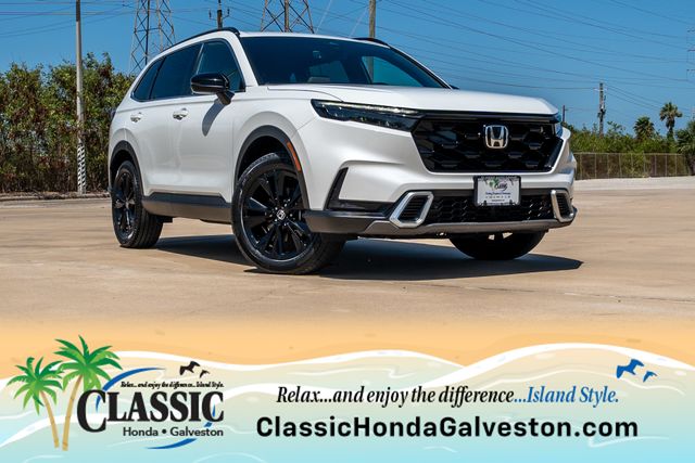 2024 Honda CR-V Hybrid Sport Touring White at Gullo Toyota