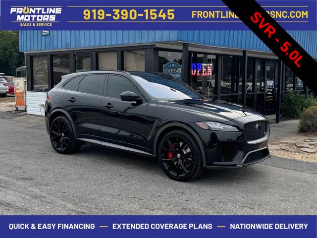 Narvik Black 2020 Jaguar F-PACE SVR AWD SUV / Crossover All-Wheel Drive 8-Speed Automatic