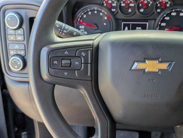 2025 Chevrolet Silverado 1500 Custom Black at Ross Downing Chevrolet