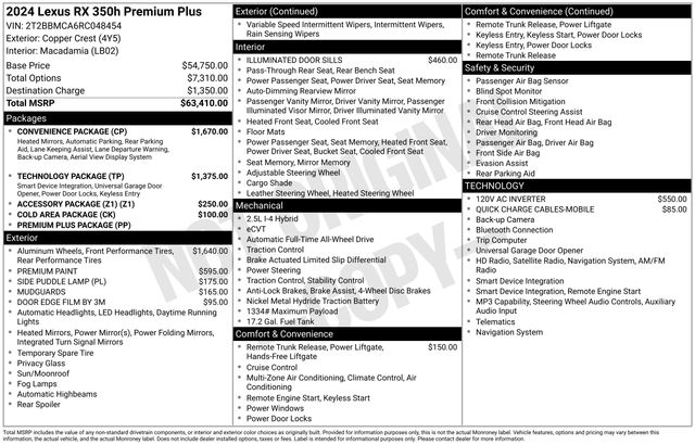 Lexus RX Hybrid 350h Premium AWD