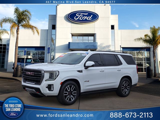 Summit White 2021 GMC Yukon SUV / Crossover Four-Wheel Drive