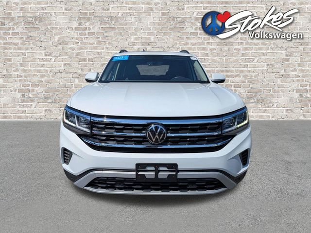 2023 Volkswagen Atlas 3.6L V6 SE w/Technology White at Stokes Volkswagen