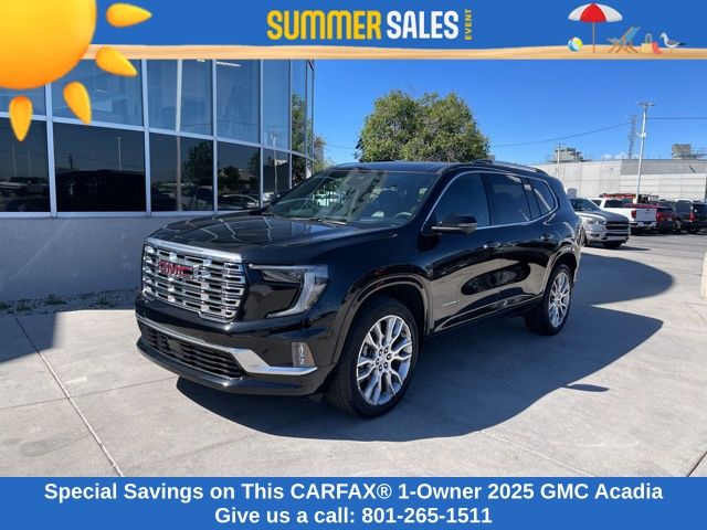 Black (Ebony Twilight Metallic) 2025 GMC Acadia Denali AWD SUV / Crossover Four-Wheel Drive 8-Speed Automatic