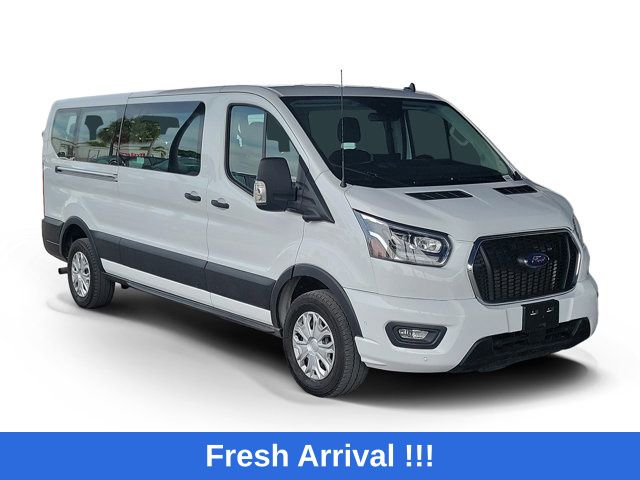 Oxford White 2023 Ford Transit Passenger Van Rear-Wheel Drive