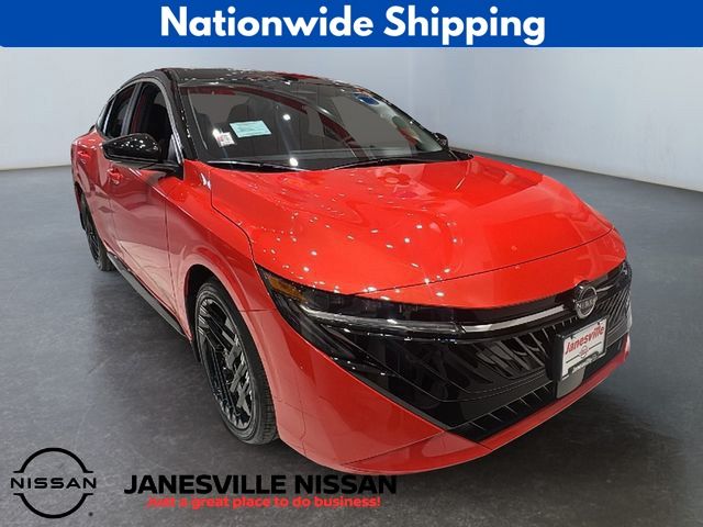 Black (Energetic Ember/Super Blk) 2026 Nissan Sentra SR FWD Sedan Front-Wheel Drive Continuously Variable Transmission