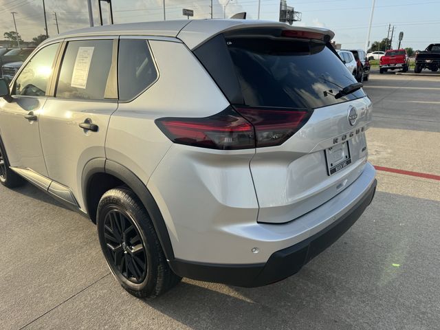 2024 Nissan Rogue S Silver at Central Houston Nissan