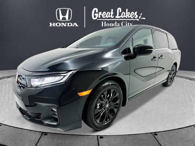 Black 2026 Honda Odyssey Minivan Front-Wheel Drive Automatic