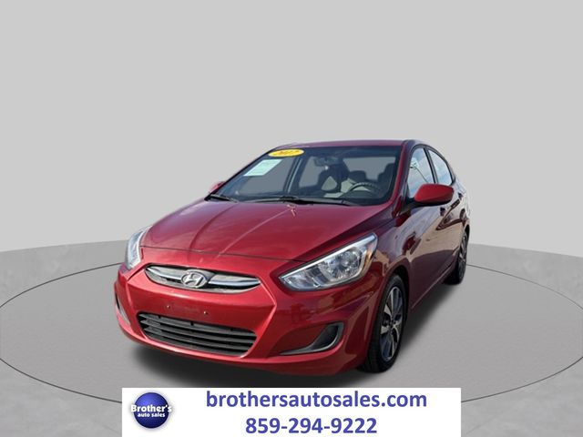 Pulse Red 2017 Hyundai Accent Sedan Front-Wheel Drive 6-Speed Automatic