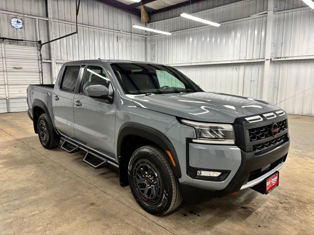 Boulder Gray 2025 Nissan Frontier PRO-X Crew Cab RWD Pickup Truck 4X2 9-Speed Automatic Overdrive