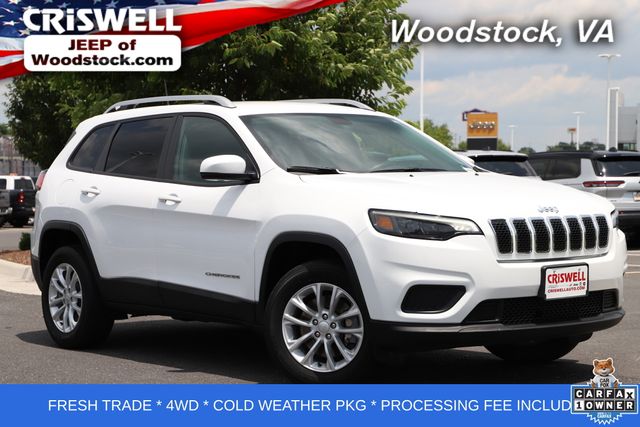 Bright White Clearcoat 2020 Jeep Cherokee SUV / Crossover Four-Wheel Drive 9-Speed Automatic